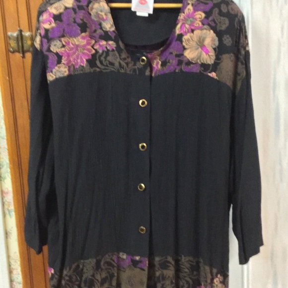 Vintage black skirt and top set - Picture 1 of 12